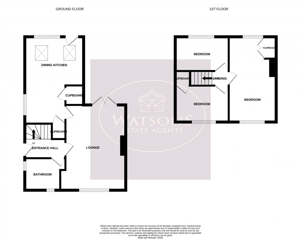 Floorplan for Woodfield Road, Nottingham