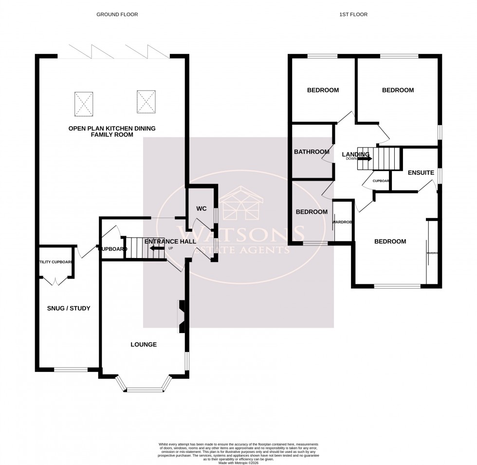 Floorplan for Nuthall, Nottingham