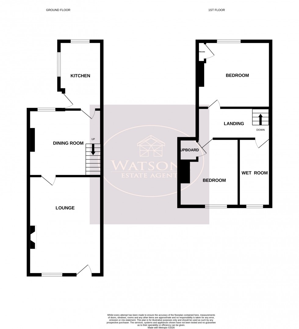 Floorplan for Langley Mill, Nottingham, Derbyshire