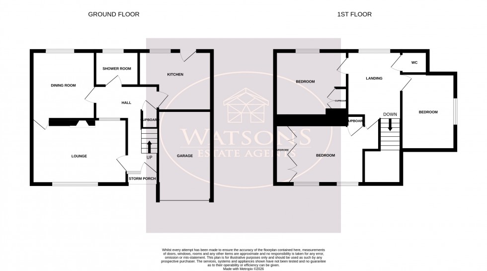 Floorplan for Nuthall, Nottingham