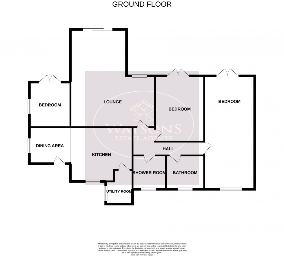 Floorplan for Eastwood, Nottingham