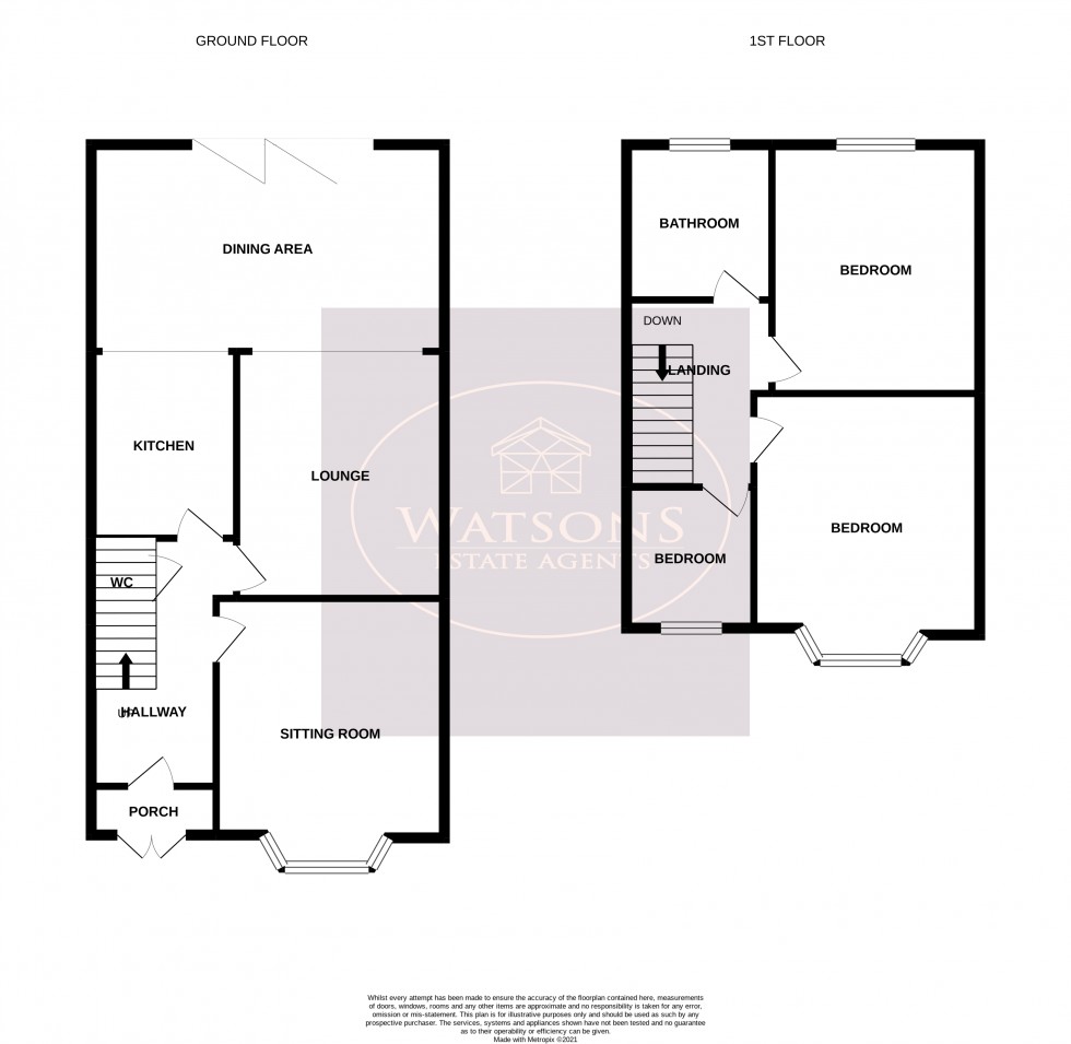 Floorplan for Nuthall, Nottingham