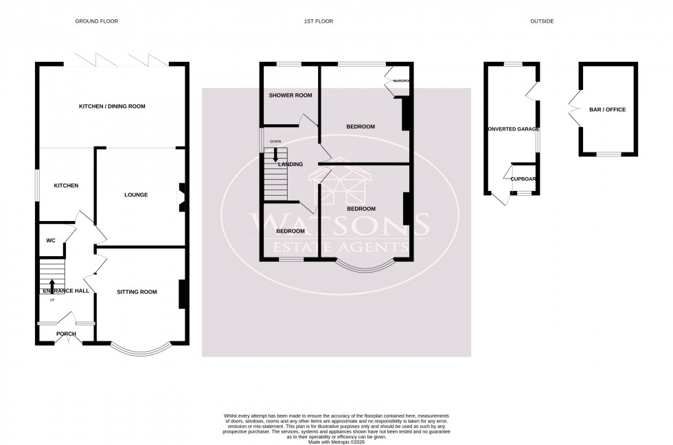 Floorplan for Nuthall, Nottingham