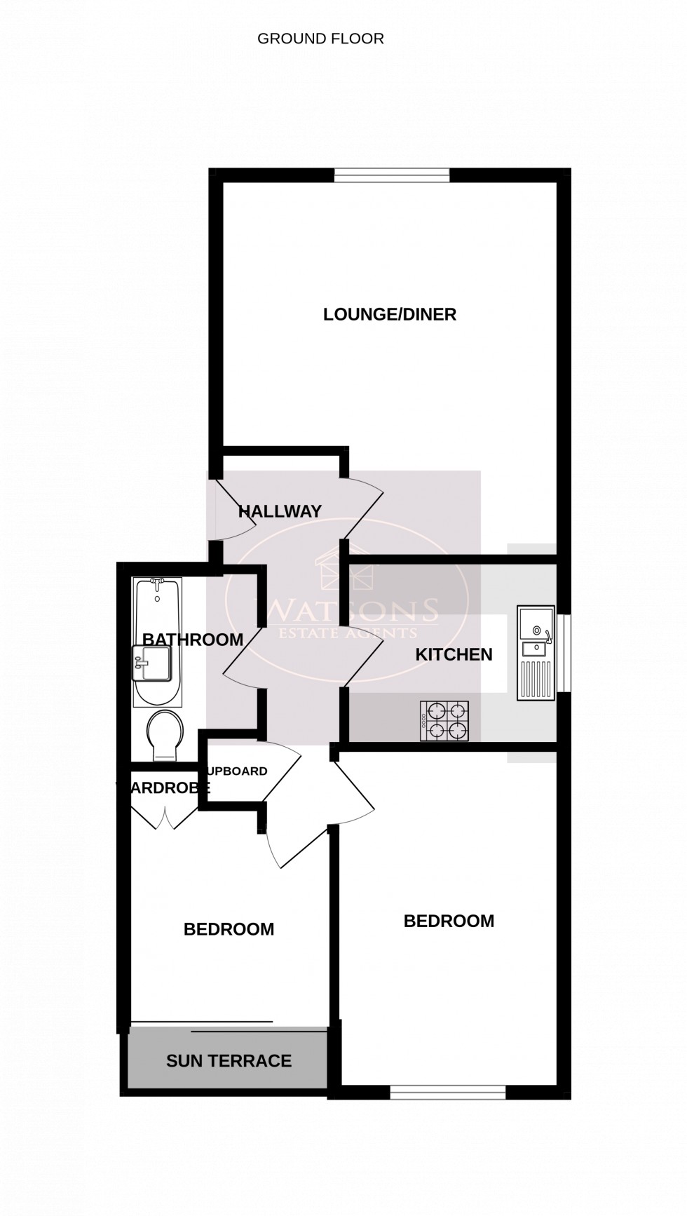 Floorplan for Teal Wharf, Nottingham