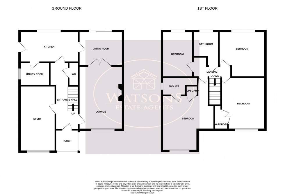 Floorplan for Nuthall, Nottingham