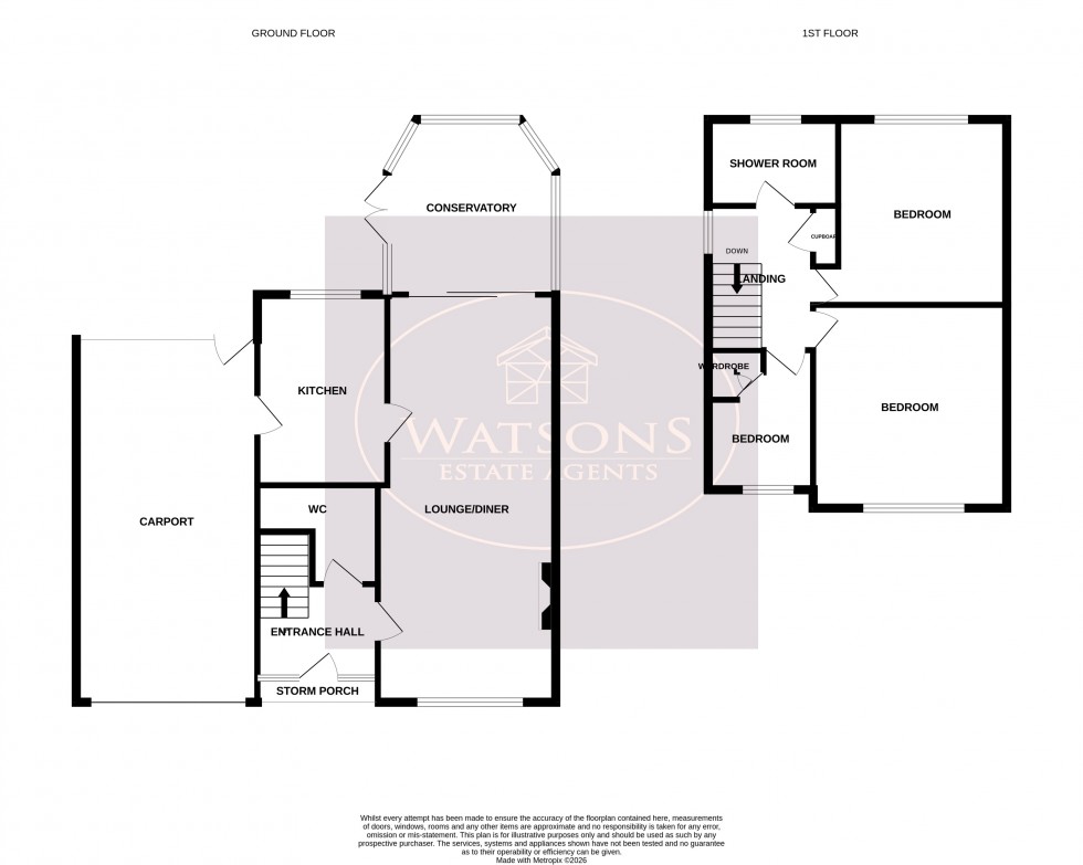 Floorplan for Nuthall, Nottingham