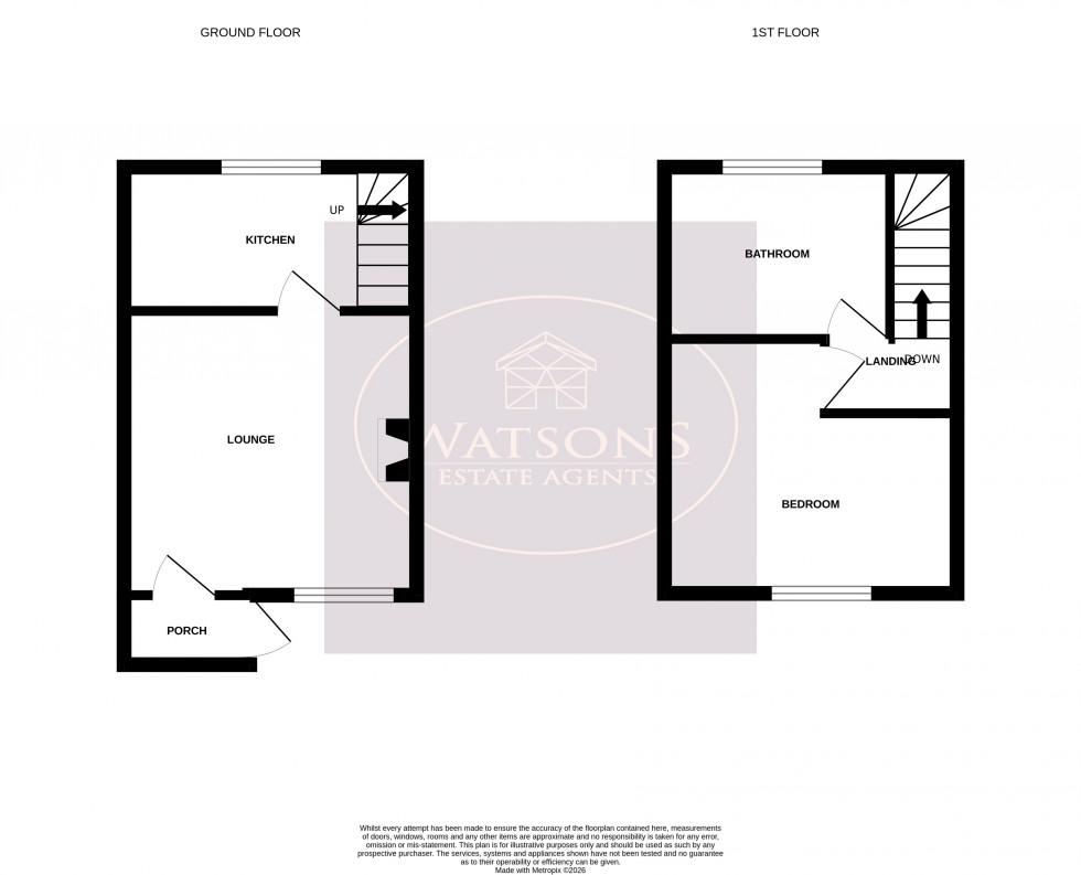 Floorplan for Kimberley, Nottingham