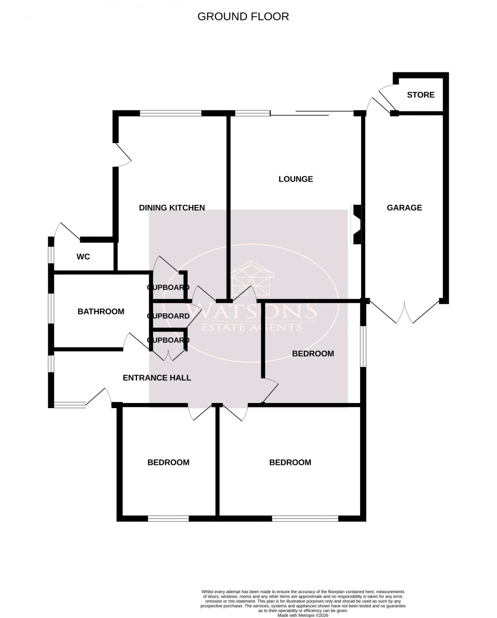 Floorplan for Nuthall, Nottingham