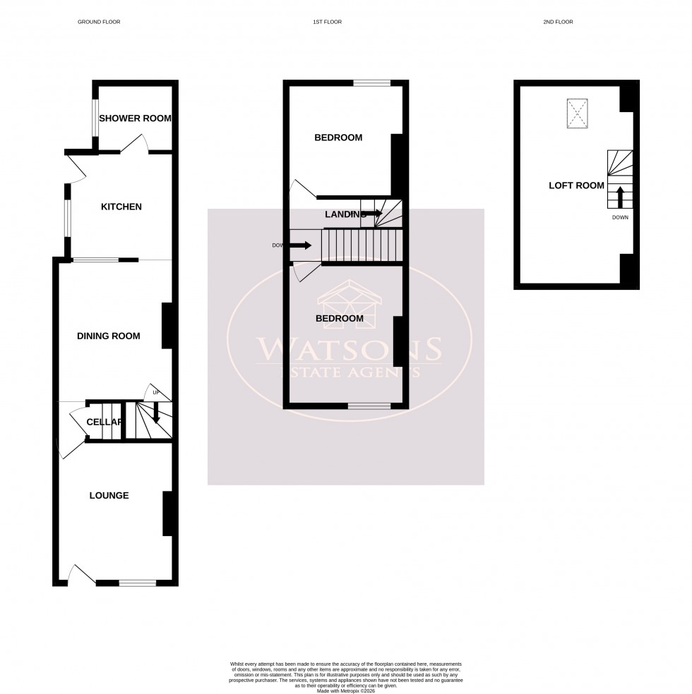 Floorplan for Kimberley, Nottingham