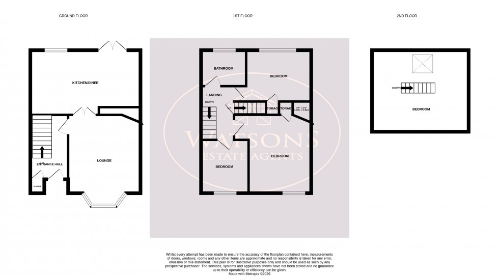 Floorplan for Eastwood, Nottingham