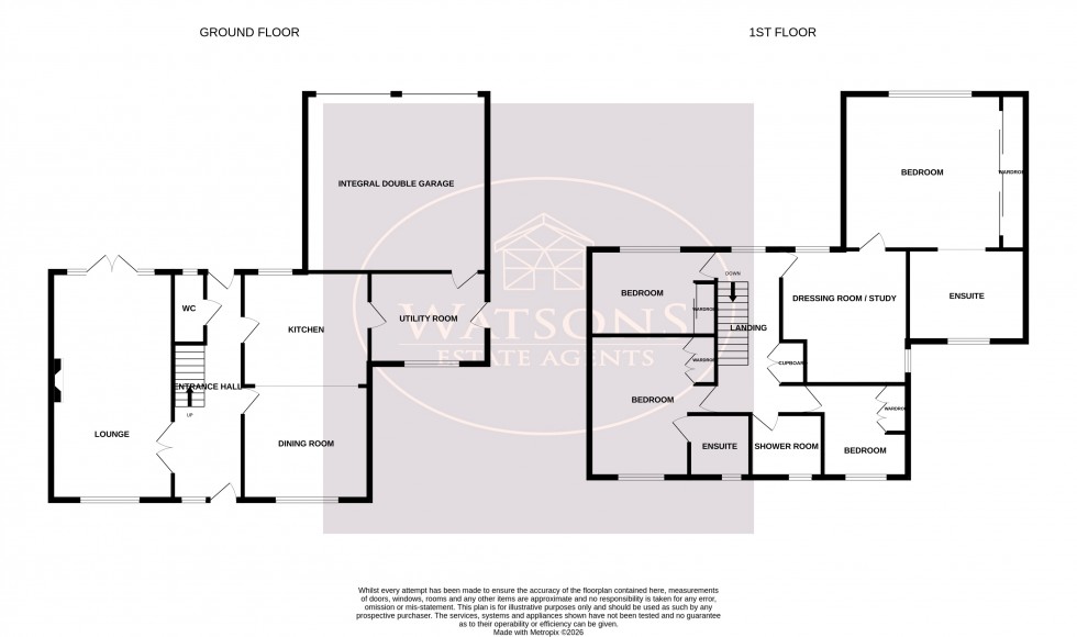 Floorplan for Nuthall, Nottingham