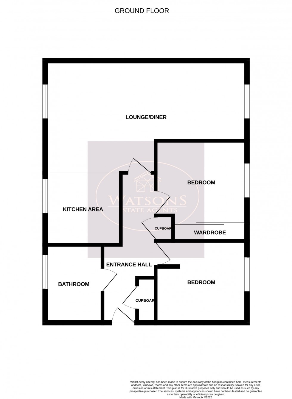 Floorplan for Watnall, Nottingham