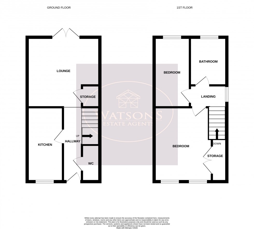 Floorplan for Avocet Close, Heanor, Derbyshire