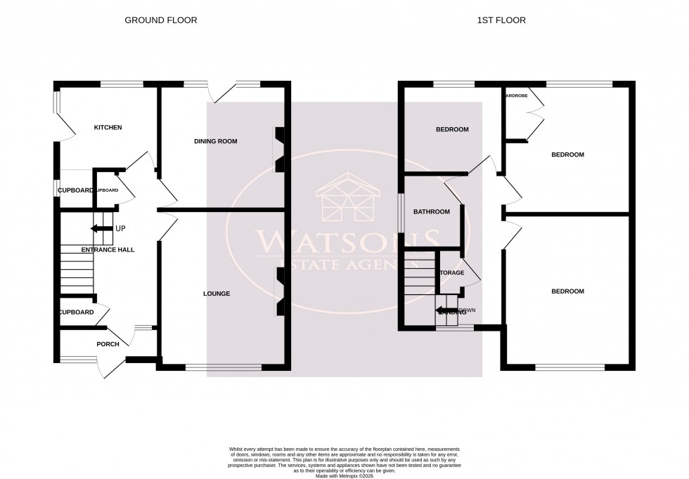 Floorplan for Nuthall, Nottingham