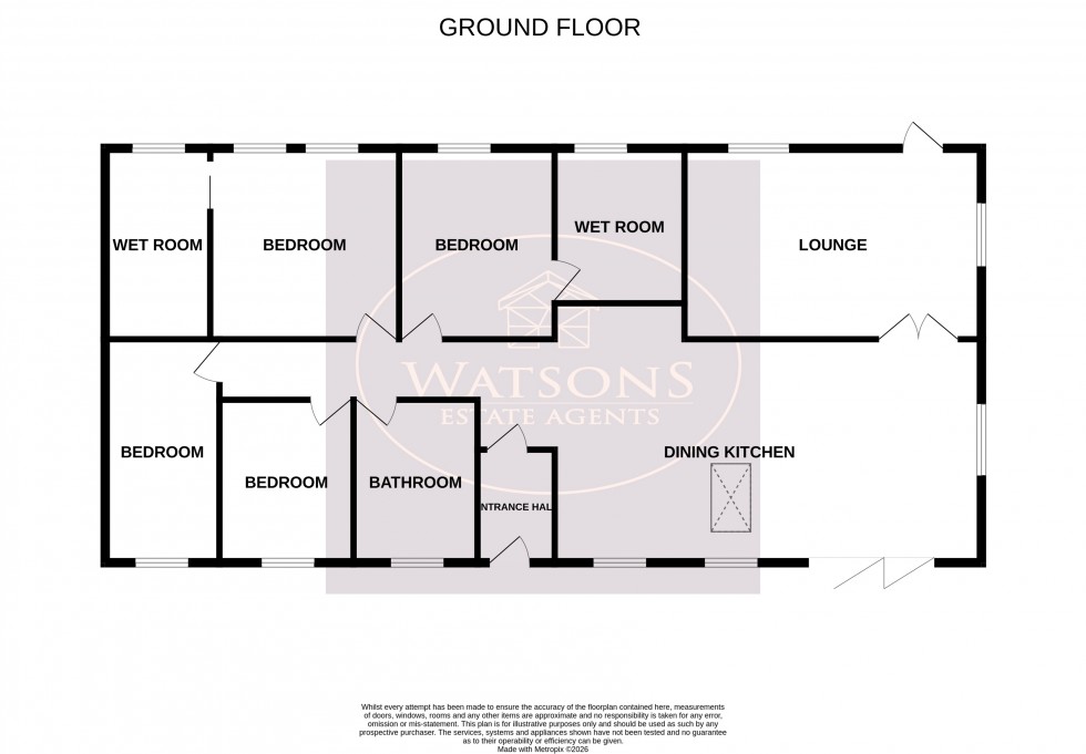 Floorplan for Kimberley, Nottingham