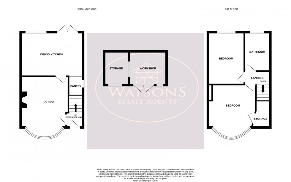 Floorplan for Hucknall, Nottingham