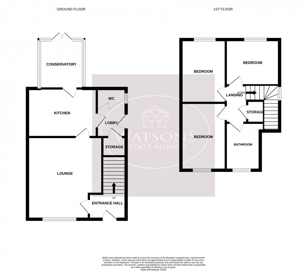 Floorplan for Brinsley, Nottingham