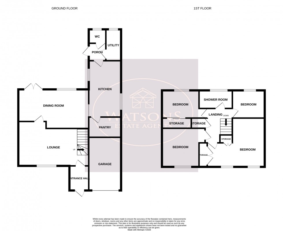 Floorplan for Newthorpe, Nottingham
