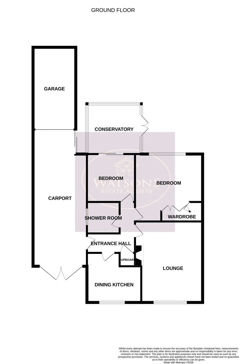 Floorplan for Newthorpe, Nottingham
