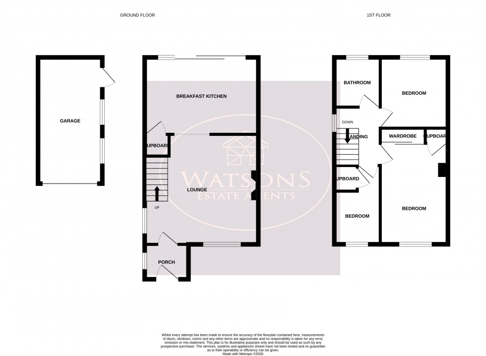 Floorplan for Collins Close, Nottingham