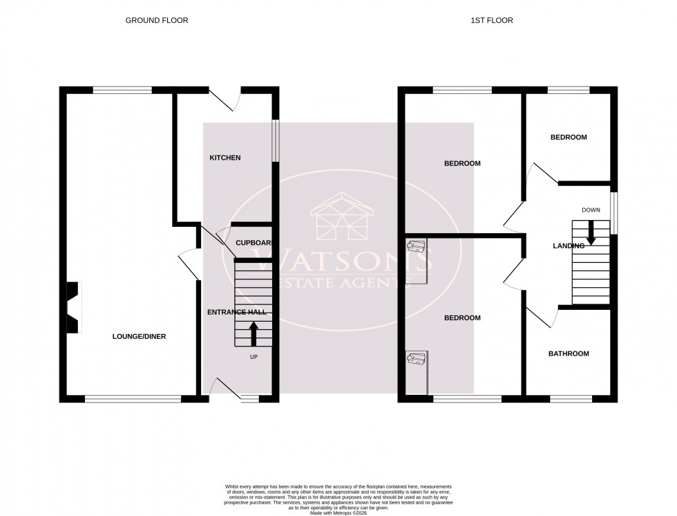 Floorplan for Awsworth, Nottingham
