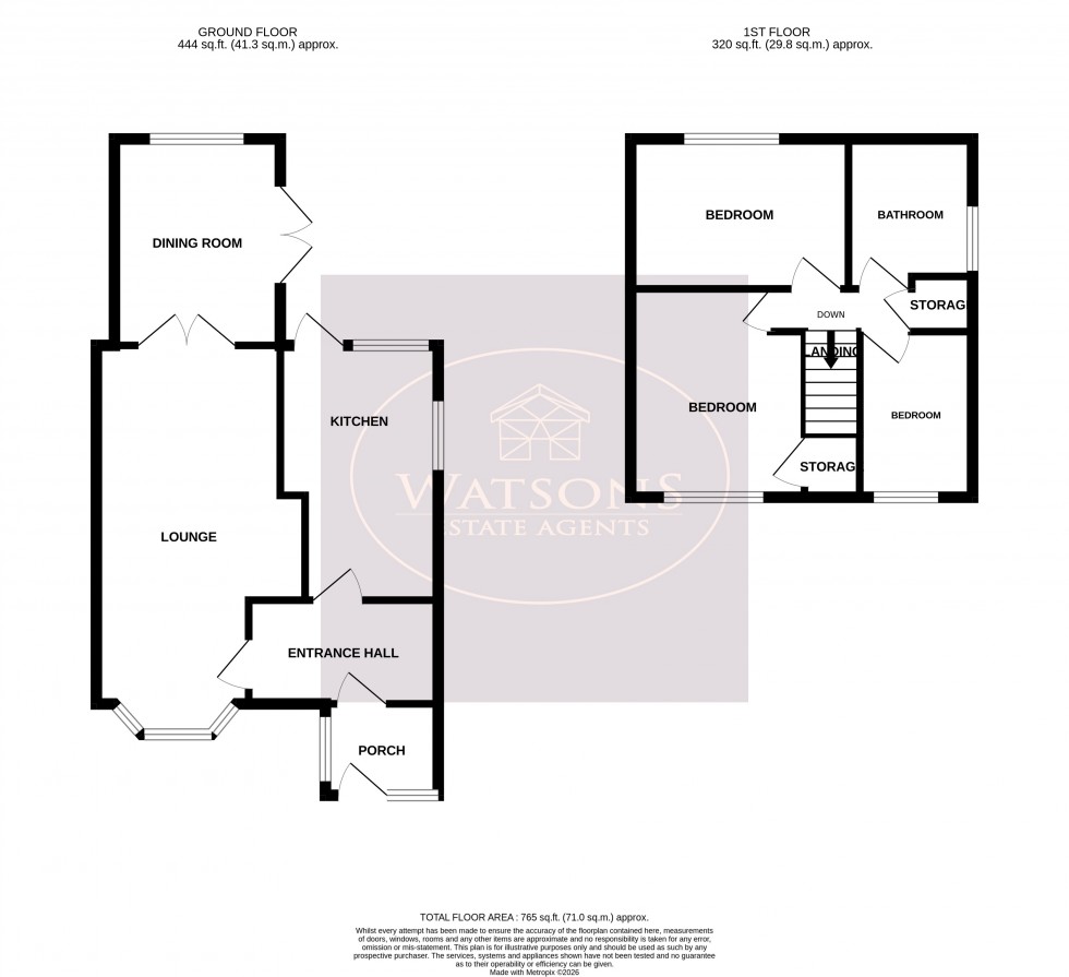 Floorplan for Westwood, Nottingham