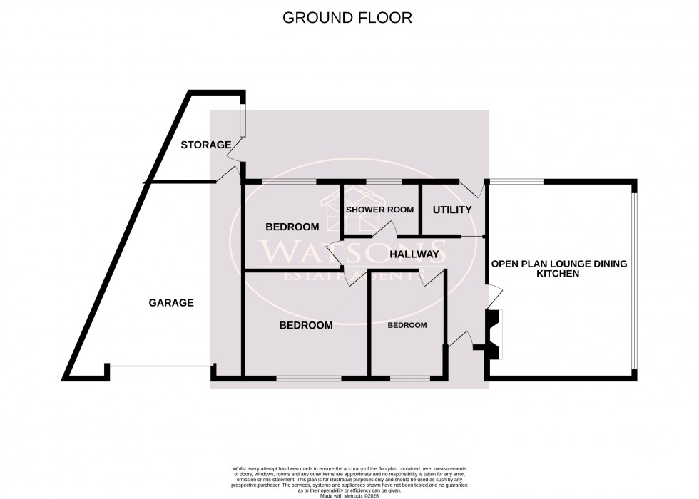 Floorplan for Newthorpe, Nottingham
