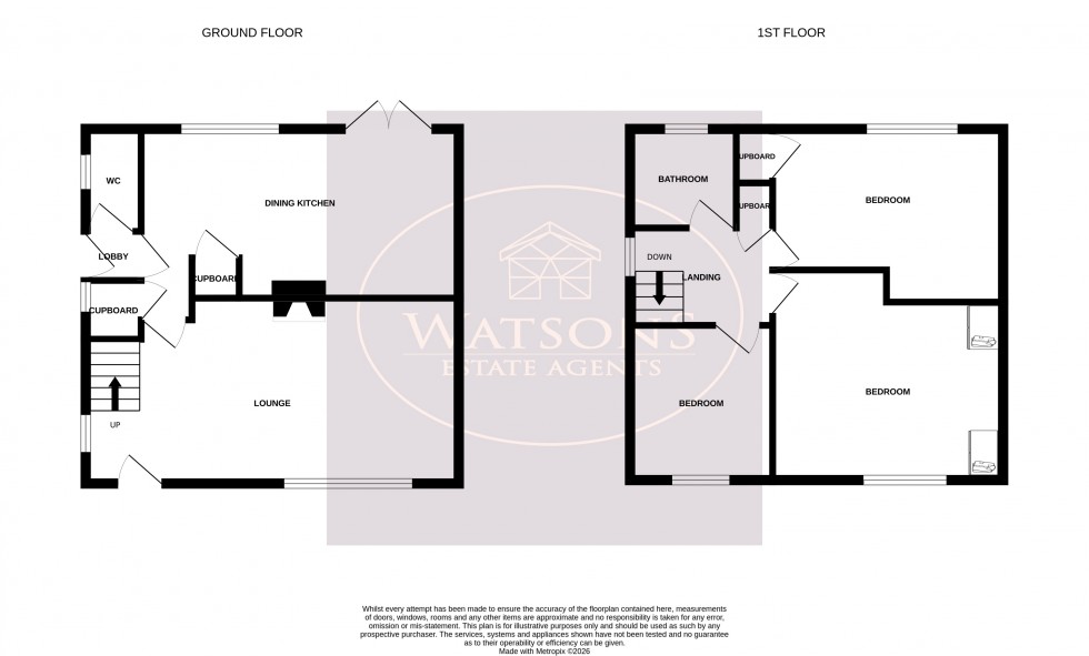 Floorplan for Moor Road, Nottingham, Nottinghamshire