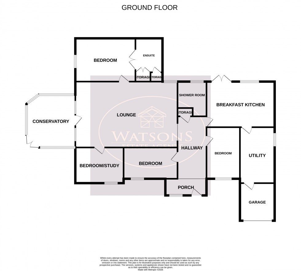 Floorplan for Selston, Nottingham