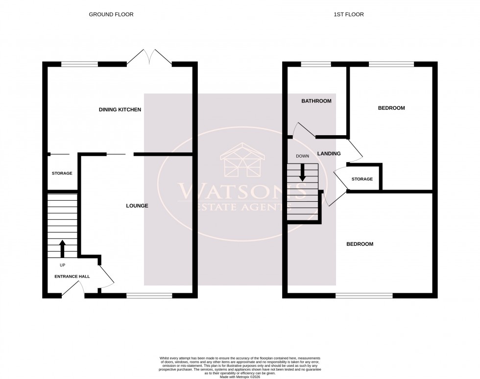 Floorplan for Eastwood, Nottingham