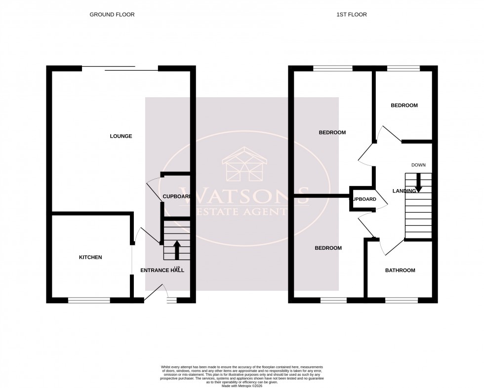 Floorplan for Boatmans Close, Ilkeston, Derbyshire