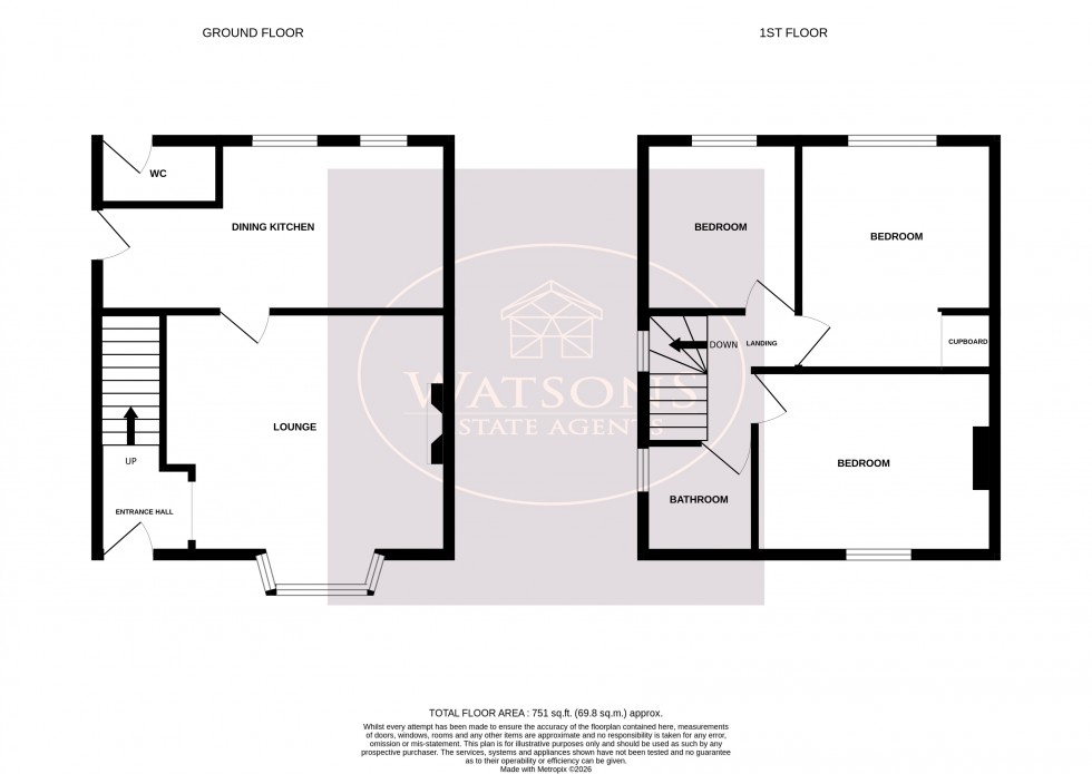 Floorplan for Newthorpe, Nottingham