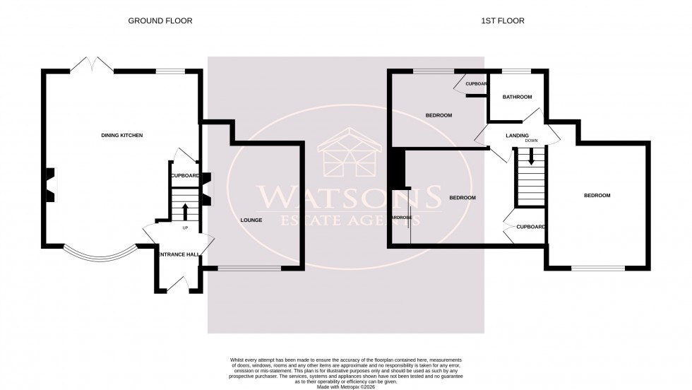 Floorplan for Newthorpe, Nottingham