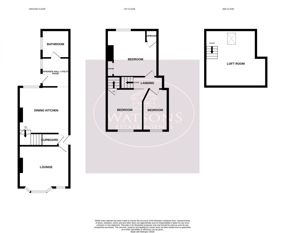 Floorplan for Kimberley, Nottingham