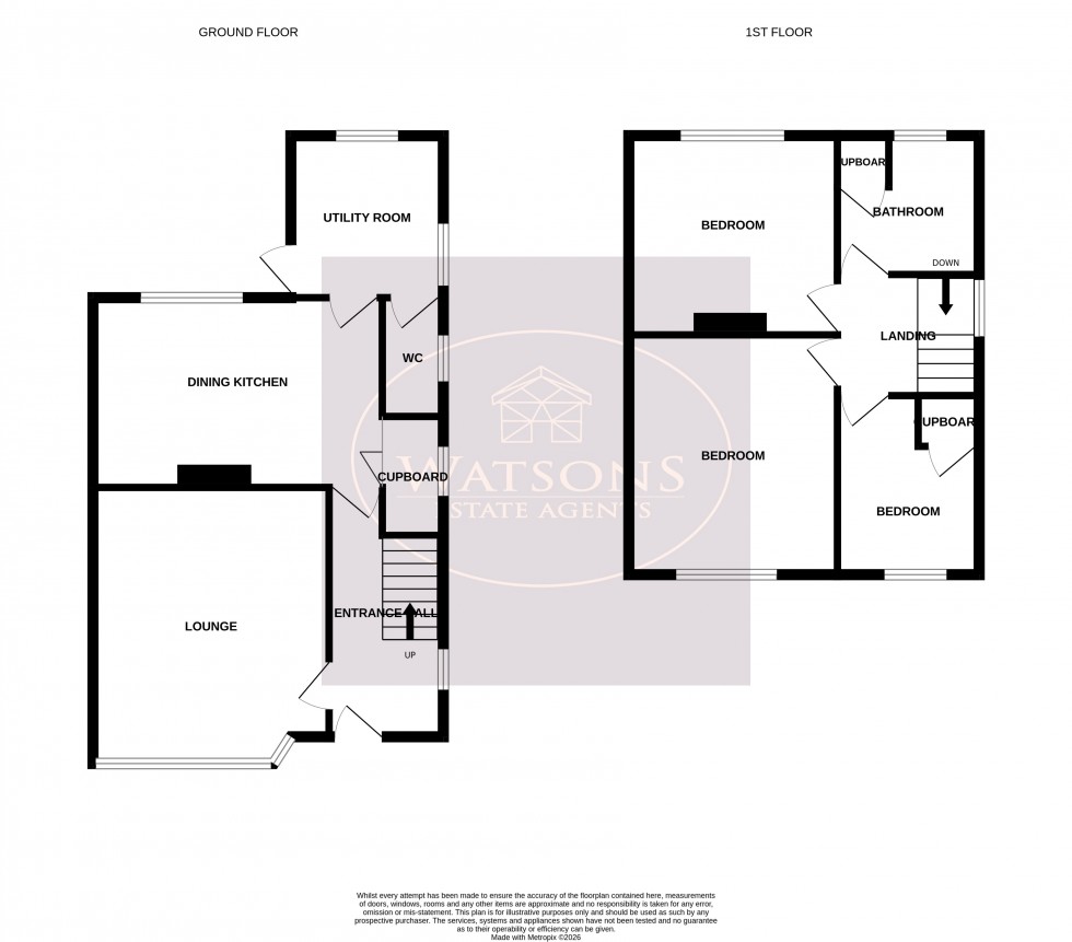 Floorplan for Nuthall, Nottingham