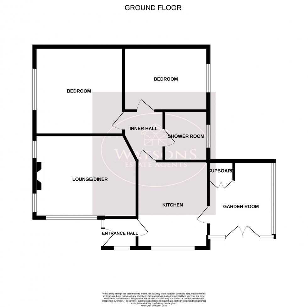 Floorplan for Nuthall, Nottingham