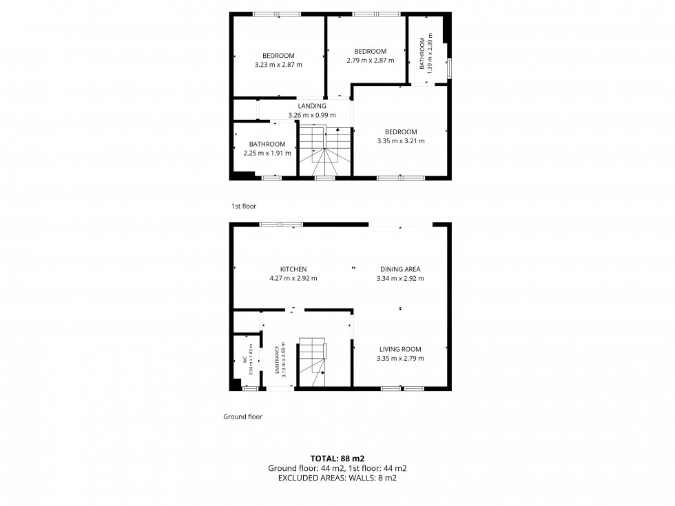 Floorplan for Giltbrook, Nottingham