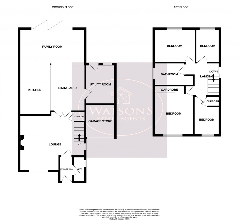 Floorplan for Kimberley, Nottingham