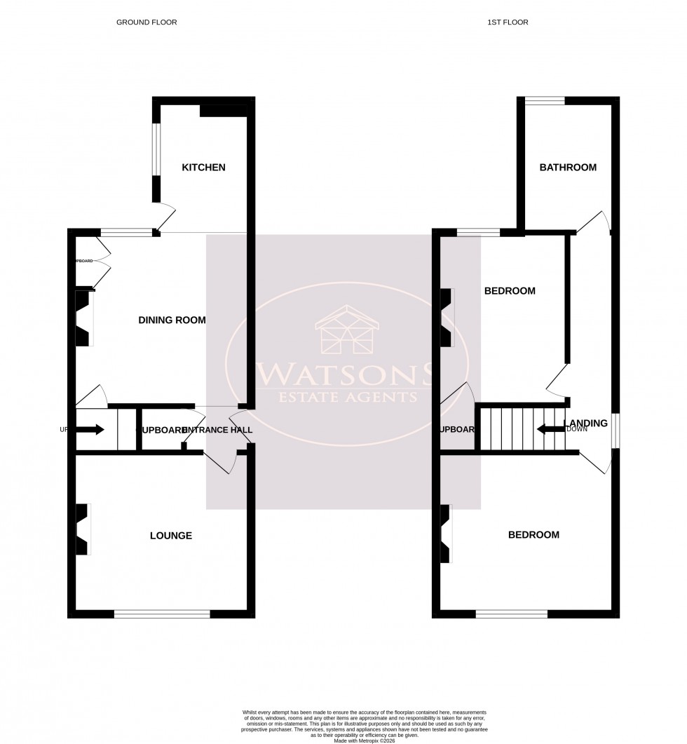 Floorplan for Eastwood, Nottingham