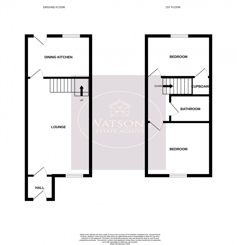 Floorplan for Hemscott Close, Nottingham