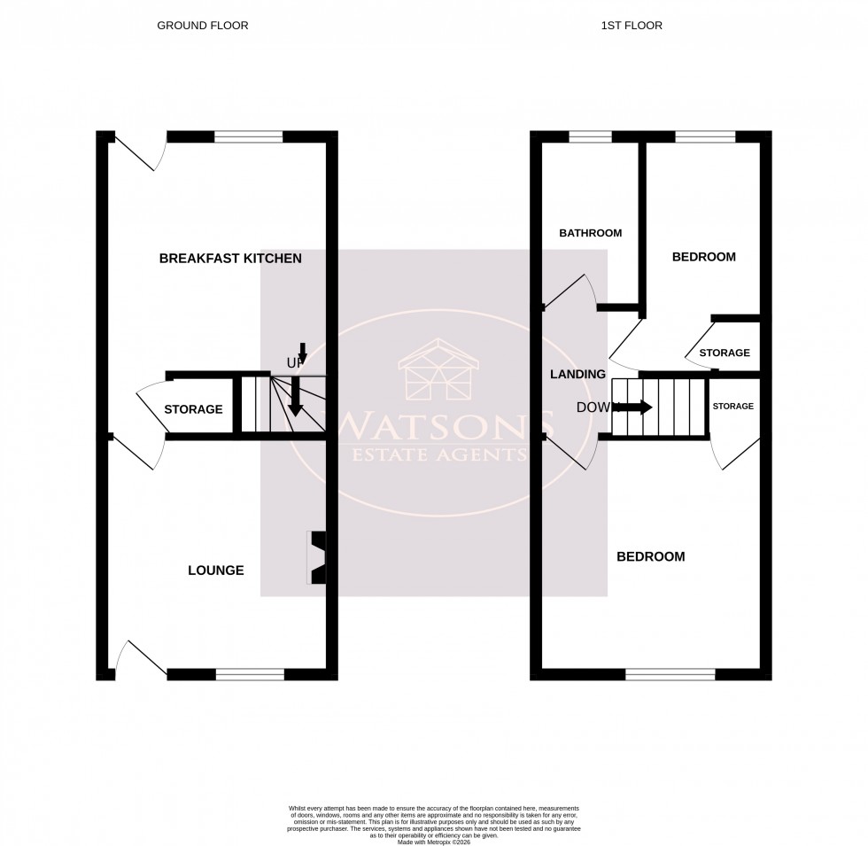 Floorplan for Pye Bridge, Alfreton, Derbyshire