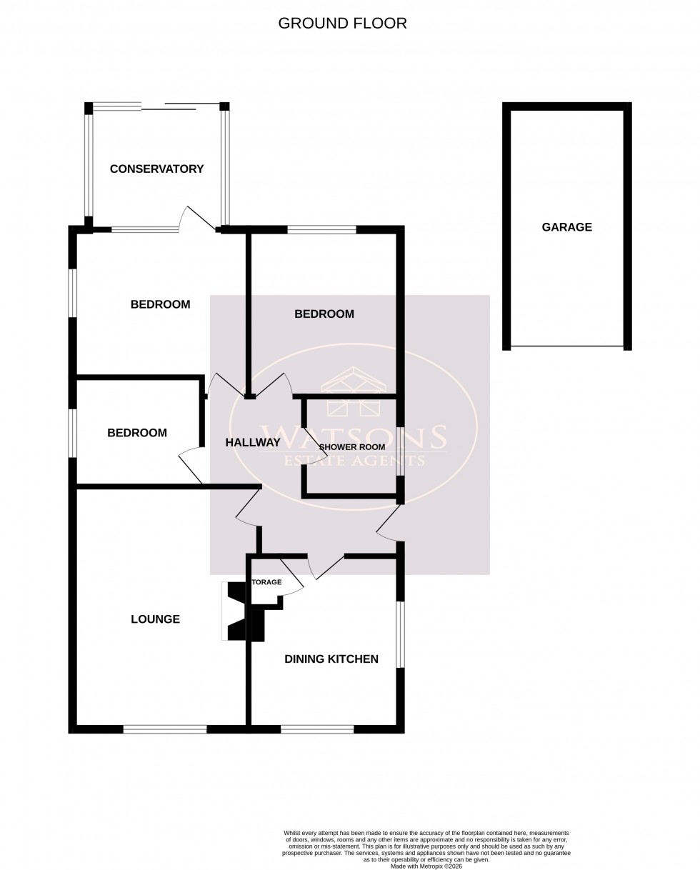 Floorplan for Newthorpe, Nottingham