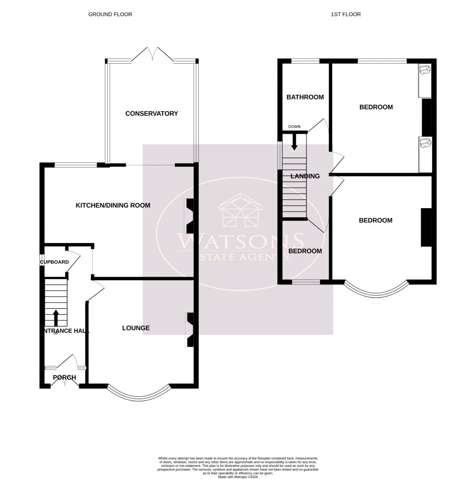 Floorplan for Kimberley, Nottingham