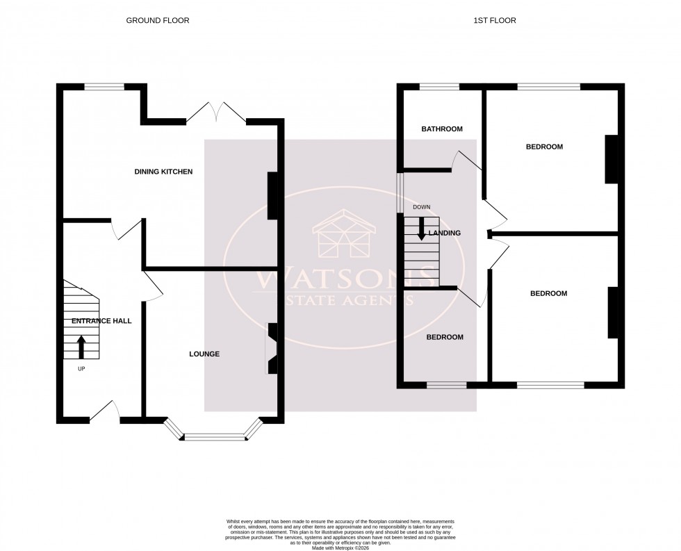 Floorplan for Brinsley, Nottingham