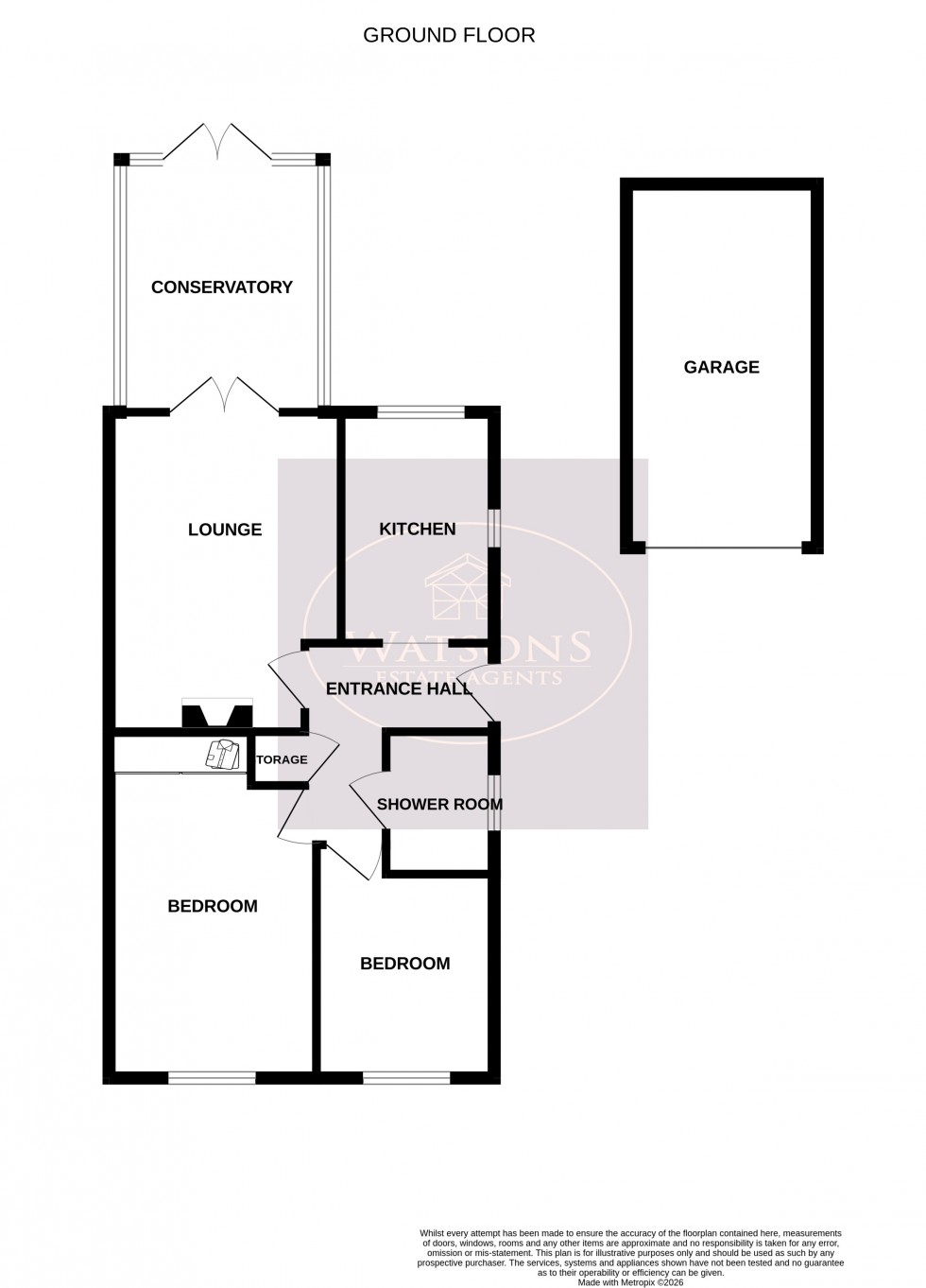 Floorplan for Newthorpe, Nottingham