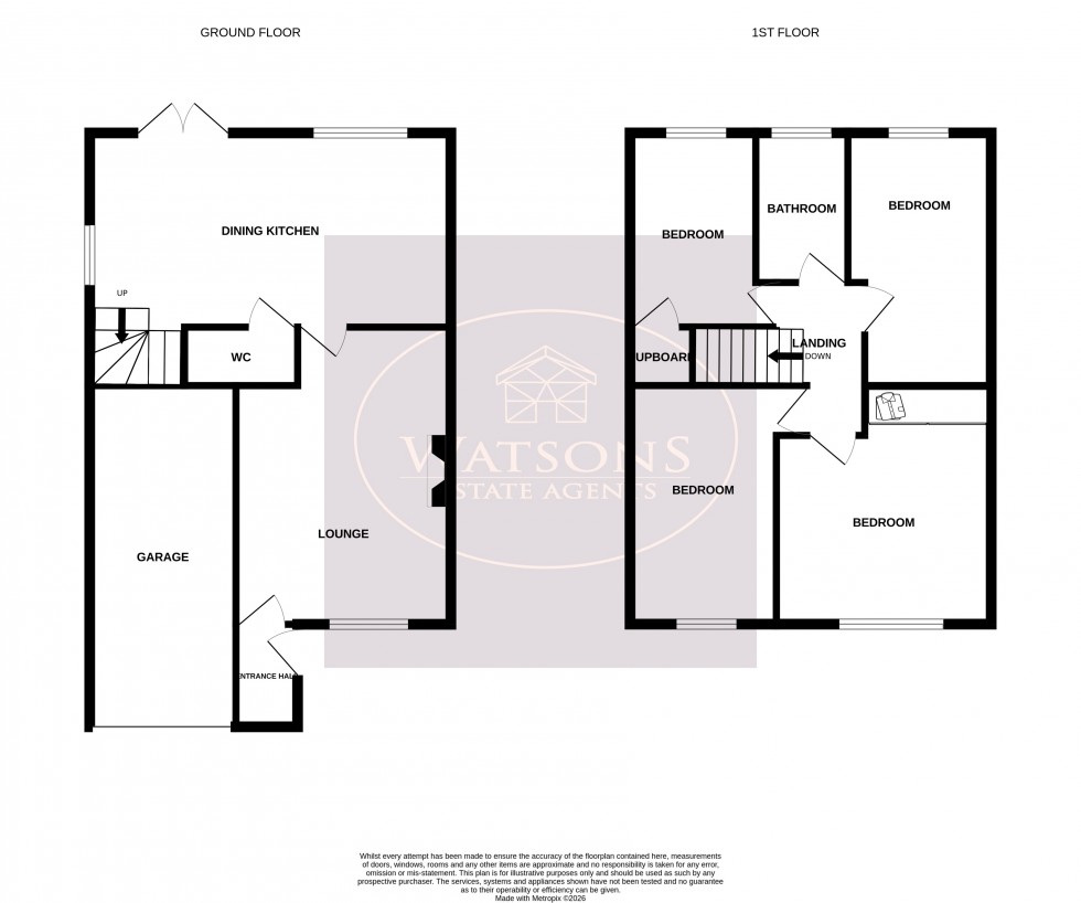 Floorplan for Kimberley, Nottingham