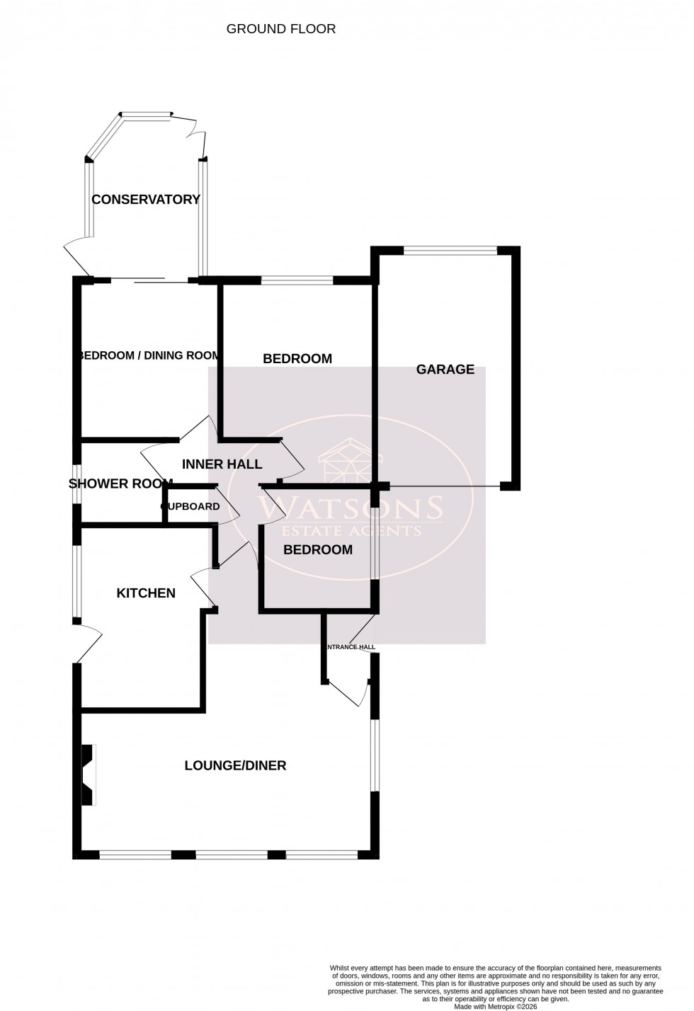 Floorplan for Brinsley, Nottingham
