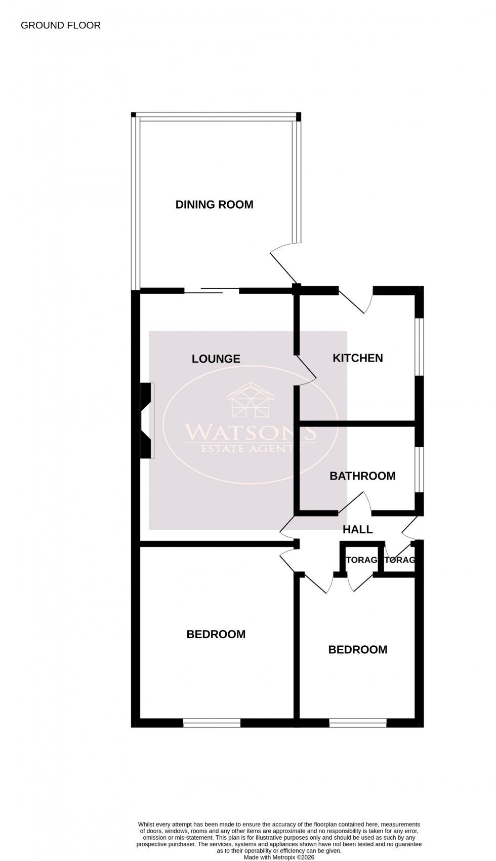 Floorplan for Selston, Nottingham
