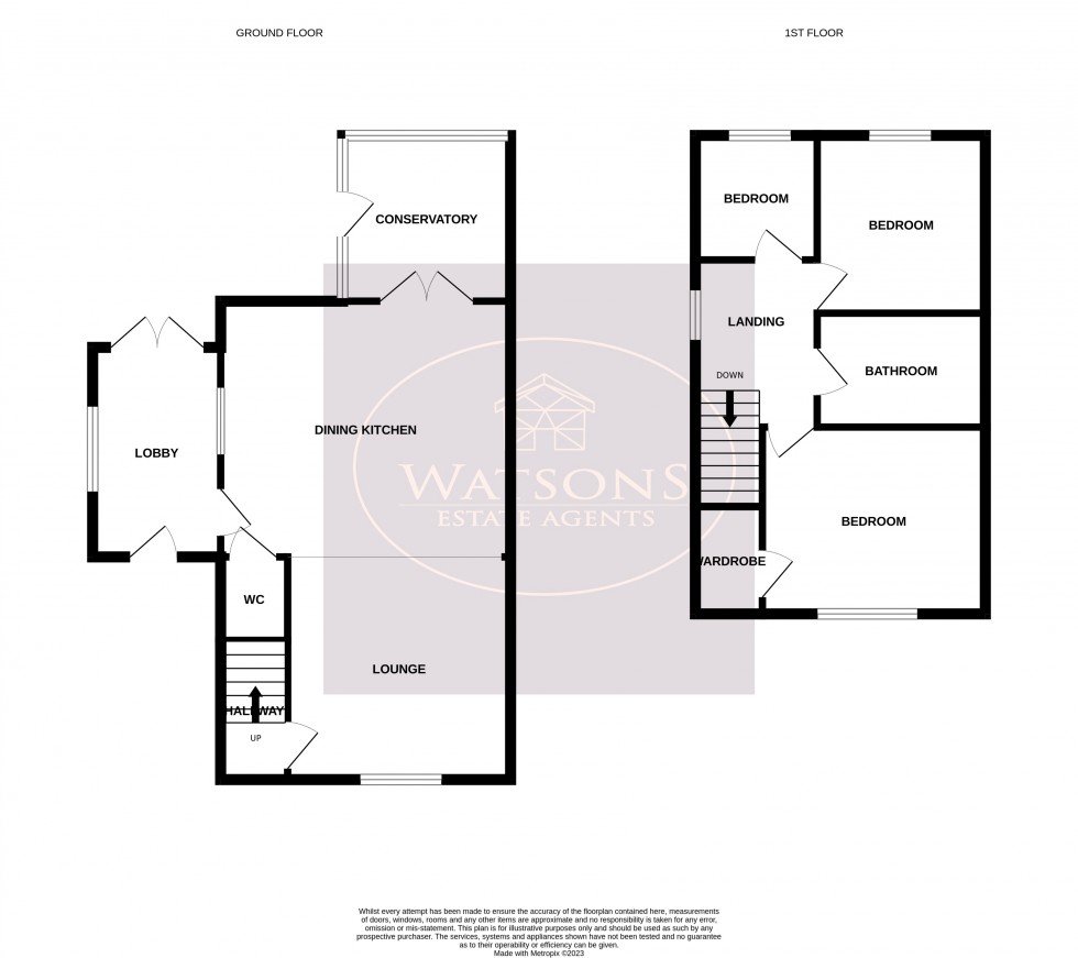 Floorplan for Kimberley, Nottingham