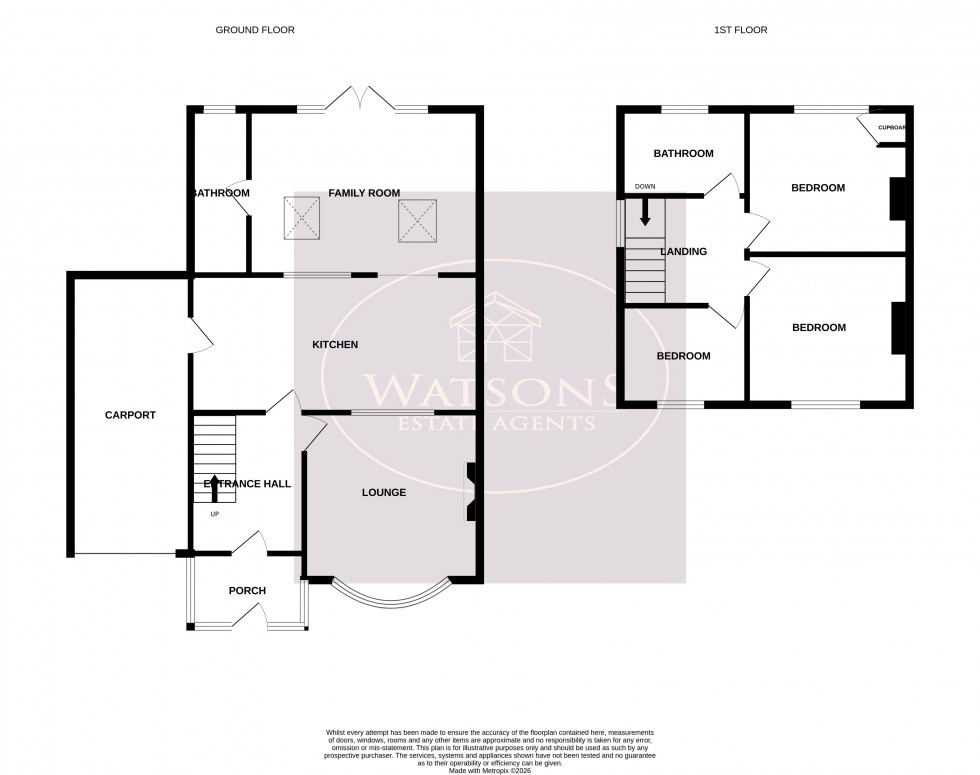 Floorplan for Watnall, Nottingham